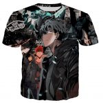 Solo Leveling S-Rank Hunter Sung Jin-Woo T-Shirt XS Official Solo Leveling Merch