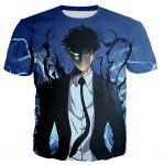 Solo Leveling Guild Master Sung Jin-Woo T-Shirt XS Official Solo Leveling Merch