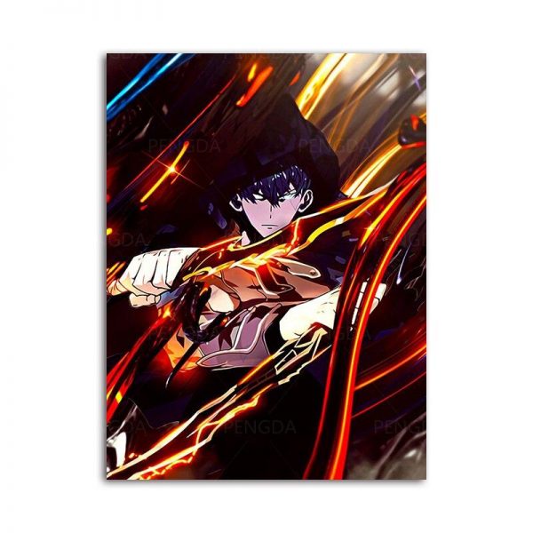 20x25cm  No Frame Official Solo Leveling Merch