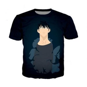 Solo Leveling Sung Jin Woo Anime T Shirt XS Official Solo Leveling Merch