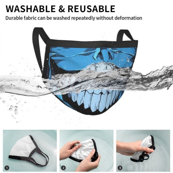 Evil Smile Solo Leveling Gift Face Mask Adult Anti Dust Horror Monster Smiley Mask Protection Respirator 4 - Solo Leveling Merch Store