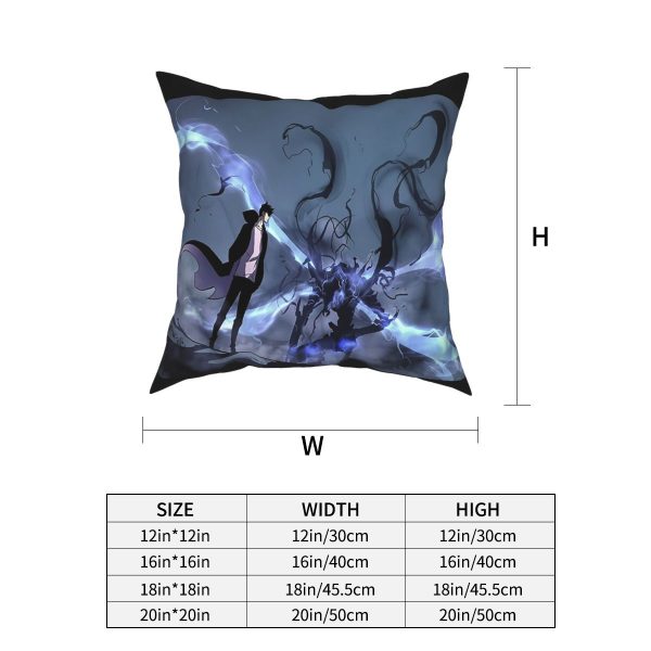 Manhwa Solo Leveling Igris And Sung Jin Woo Pillow Case Cover Easter Pillowcase Cushions Sofa 3 - Solo Leveling Merch Store