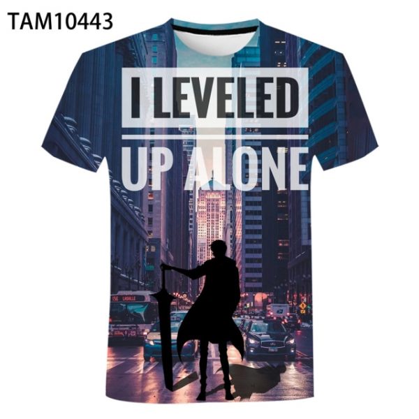 Men s And Women s Summer New 3D Solo Leveling Printed T Shirt Casual Harajuku - Solo Leveling Merch Store