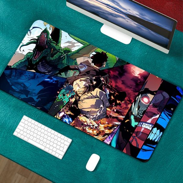 Mouse Pad solo leveling Gamer Mouse Pads Computer Mouse Mat Desk Mause Pad Keyboard Mouse Carpet - Solo Leveling Merch Store