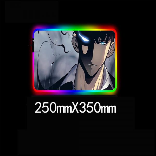 Solo Leveling Anime RGB High Quality Large Mouse Pad Laptop Anime Keyboard Pad LED USB Gaming 1 - Solo Leveling Merch Store