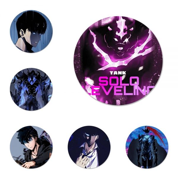 Solo Leveling Badge Brooch Pin Accessories For Clothes Backpack Decoration gift - Solo Leveling Merch Store