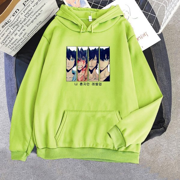 Solo Leveling Hoodie Women Funny New Fashion Long Sleeves Sung Jin Woo Print Harajuku Hoodies Sweatshirts 4 - Solo Leveling Merch Store