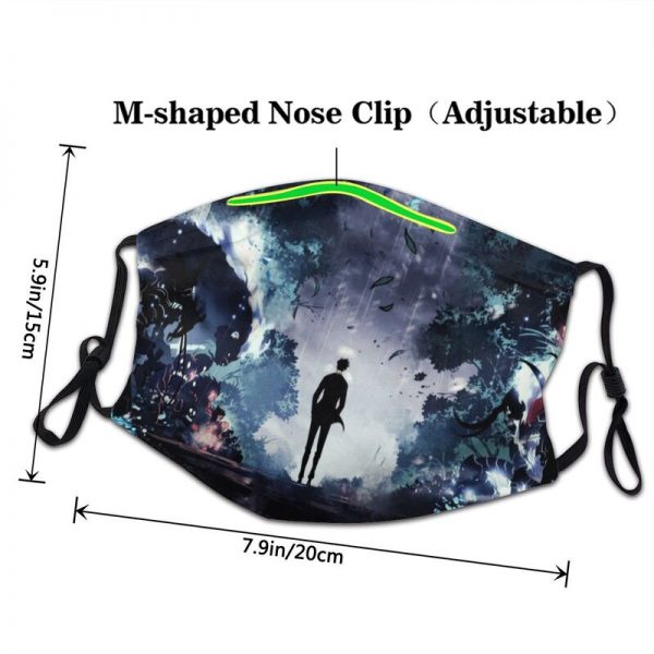 Solo Leveling Mask Anti Dust Breathable Manga Face Mask Protection Cover Men Respirator Mouth Muffle 2 - Solo Leveling Merch Store