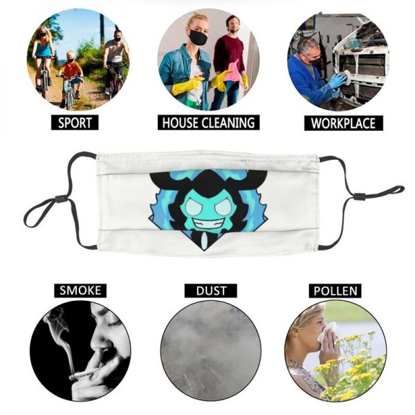 Solo Leveling Sticker Gift For Manhwa Readers Face Mask Adult Men Anti Haze Dust Mask Cover 5 - Solo Leveling Merch Store