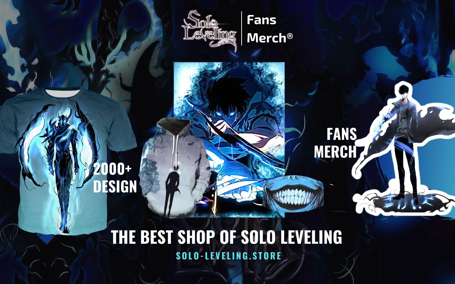 Solo Leveling Merch Web Banner - Solo Leveling Merch Store